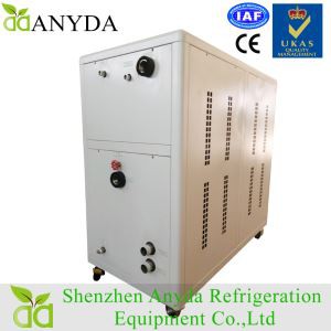 10 ton 12 HP Uisce fhuaraithe Umar Uisce Chiller Tionscail Le Fuarú Túr
